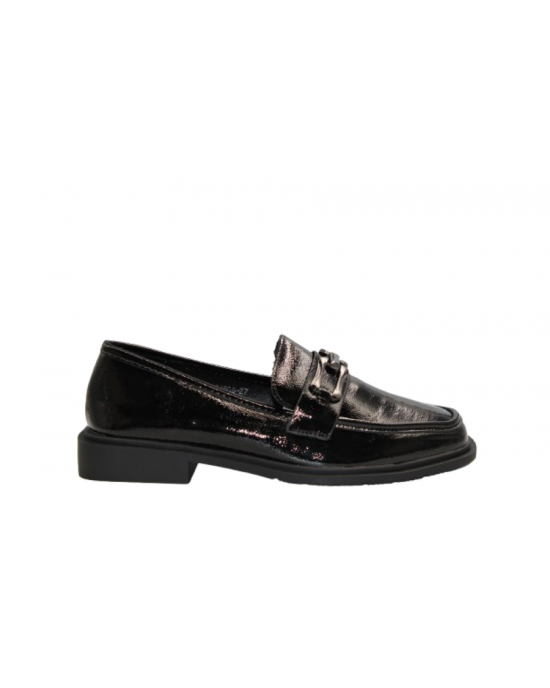 ΓΥΝΑΙΚΕΙΟ LOAFER ADAM'S  1-911-24505-27 ΜΑΥΡΟ