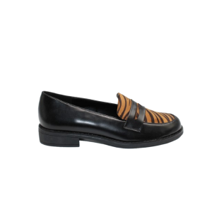 ΓΥΝΑΙΚΕΙΟ LOAFER ADAM'S  1-848-24536-26 ΜΑΥΡΟ/ΛΕΟΠΑΡ