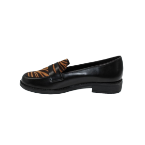 ΓΥΝΑΙΚΕΙΟ LOAFER ADAM'S  1-848-24536-26 ΜΑΥΡΟ/ΛΕΟΠΑΡ